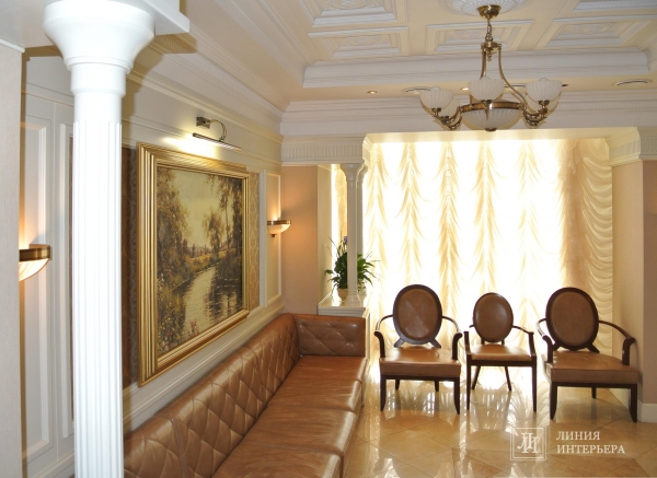 классический интерьер в частной клинике