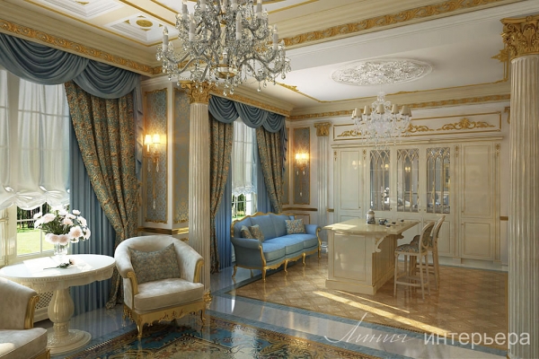 интерьер классика