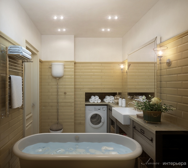 Дизайн ванной loft
